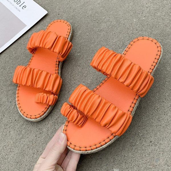 slippers 2021 car stitching women's shoes european and american large size ladies sandals toe flat rope women, Black
slippers 2021 car stitching women's shoes european and american large size ladies sandals toe flat rope women, Black