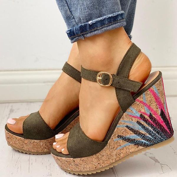 women sandals ankle strap straw platform wedges shoes high heels outdoor summer footwear plus size, Black
women sandals ankle strap straw platform wedges shoes high heels outdoor summer footwear plus size, Black