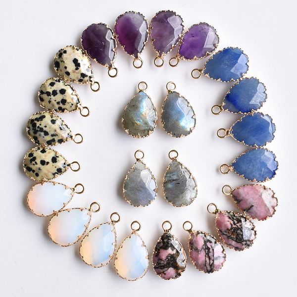 natural charms shimmerstone amethysts section water drop shape gold color connector pendants for jewelry making, Bronze;silver
natural charms shimmerstone amethysts section water drop shape gold color connector pendants for jewelry making, Bronze;silver