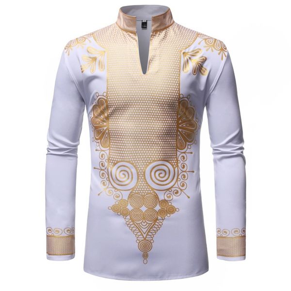double color matching design tribal pattern men's african big dressing long-sleeved t-shirt fashion novelty luxury comfortable light an, White;black
double color matching design tribal pattern men's african big dressing long-sleeved t-shirt fashion novelty luxury comfortable light an, White;black