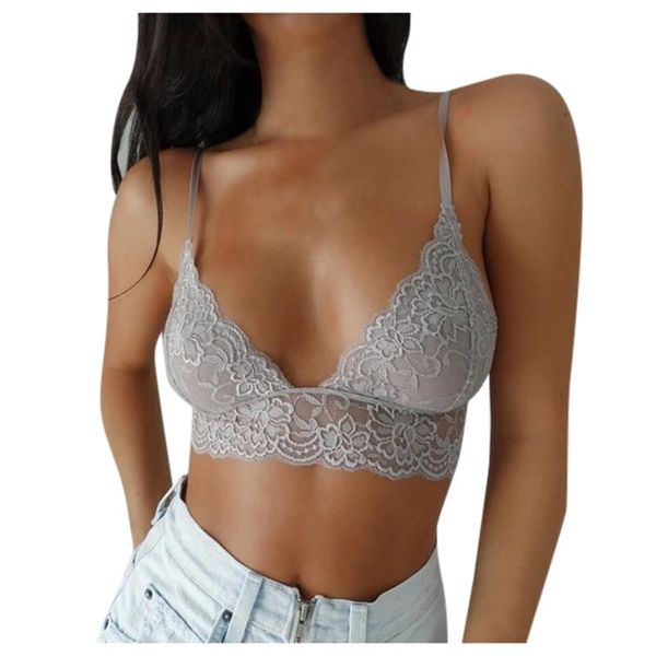 bras women bralette french style lace bra girls cup lingerie deep v wireless underwear soft thin seamless, Red;black
bras women bralette french style lace bra girls cup lingerie deep v wireless underwear soft thin seamless, Red;black