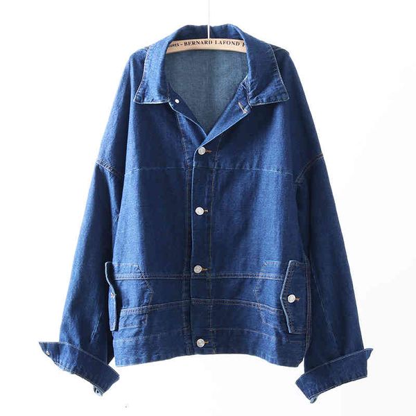 jacket autumn fashion dark blue denim women oversized loose outwear chaquetas mujer batwing sleeve jeans jacket coat female, Black;brown
jacket autumn fashion dark blue denim women oversized loose outwear chaquetas mujer batwing sleeve jeans jacket coat female, Black;brown
