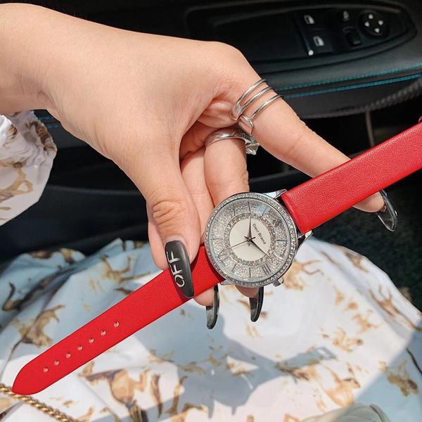 wristwatches vivid red leather strap watches for women creative moving sands crystal watch quartz roman number analog wrist waterproof, Slivery;brown
wristwatches vivid red leather strap watches for women creative moving sands crystal watch quartz roman number analog wrist waterproof, Slivery;brown
