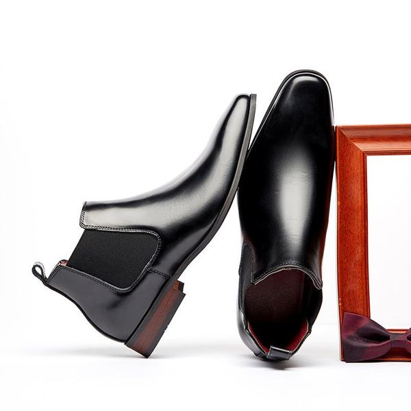 dress shoes x0046 men formal leather business casual office luxury male breathable oxfords, Black