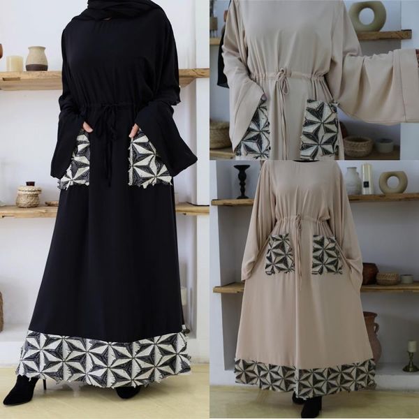 spring autumn women's fashion long dress elegant sleeve abaya ladies commuter dubai temperament casual dresses, Black;gray
spring autumn women's fashion long dress elegant sleeve abaya ladies commuter dubai temperament casual dresses, Black;gray