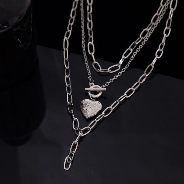 pendant necklaces retro cool hip hop punk sweater chain necklace women girl temperament fashion female trends 2021, Silver
pendant necklaces retro cool hip hop punk sweater chain necklace women girl temperament fashion female trends 2021, Silver