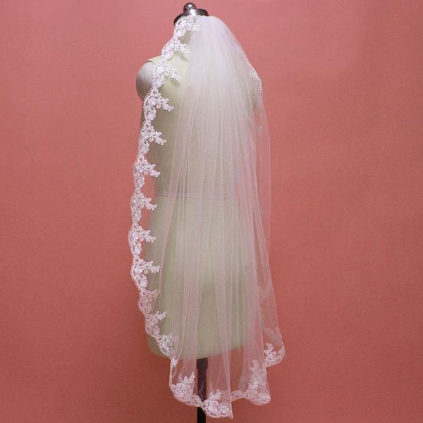 bridal veils real pos short lace wedding veil with comb 1 meter white ivory one layer soft accessories, Black
bridal veils real pos short lace wedding veil with comb 1 meter white ivory one layer soft accessories, Black