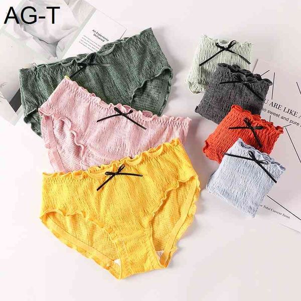 new japan style panties cotton women bow lingerie female solid health sleep briefs and 7 color comfort breathable underwear, Black;pink
new japan style panties cotton women bow lingerie female solid health sleep briefs and 7 color comfort breathable underwear, Black;pink