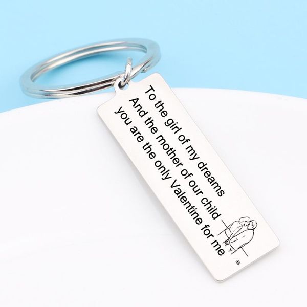 keychains laser engeaved to the girl of my dreams key chains couples lover's valentine's day present keyring wife keys holder tag, Silver
keychains laser engeaved to the girl of my dreams key chains couples lover's valentine's day present keyring wife keys holder tag, Silver