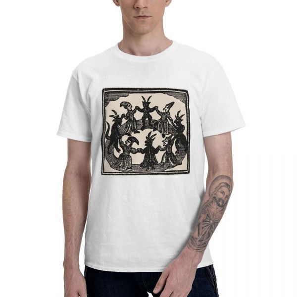 men's t-shirts witches circle dance pure cotton crewneck t shirts short sleeve plus size classic tees us, White;black
men's t-shirts witches circle dance pure cotton crewneck t shirts short sleeve plus size classic tees us, White;black