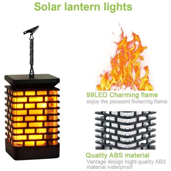 solar lamps 99led flicking flame light waterproof outdoor portable lantern usb plastic landscape yellow lighting tool for garden lawn
solar lamps 99led flicking flame light waterproof outdoor portable lantern usb plastic landscape yellow lighting tool for garden lawn
