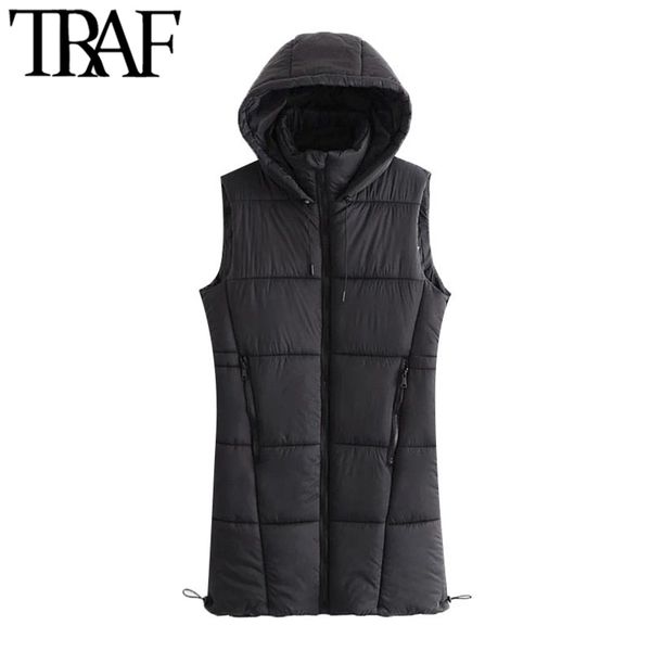 traf women fashion back elastic drawstring padded waistcoat vintage high collar zip-up hooded parkas female outerwear 210819, Black;white
traf women fashion back elastic drawstring padded waistcoat vintage high collar zip-up hooded parkas female outerwear 210819, Black;white