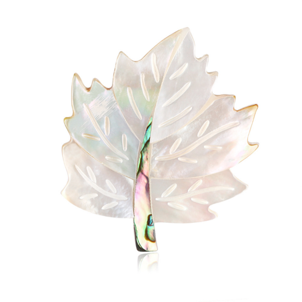 pins, brooches fyjs unique female anniversary gift silver plated abalone shell leaf brooch temperament jewelry, Gray
pins, brooches fyjs unique female anniversary gift silver plated abalone shell leaf brooch temperament jewelry, Gray