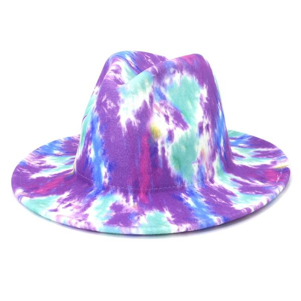 fashion tie dye graffiti jazz hats classic for men women elegant fedora hat band wide flat brim stylish trilby panama caps 12 colors, Yellow
fashion tie dye graffiti jazz hats classic for men women elegant fedora hat band wide flat brim stylish trilby panama caps 12 colors, Yellow