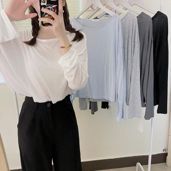 autumn long sleeve t-shirt women basic tee shirt oversize t casual o-neck tshirt plus size women's, White
autumn long sleeve t-shirt women basic tee shirt oversize t casual o-neck tshirt plus size women's, White