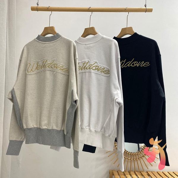 men's hoodies & sweatshirts we11done reverse terry gold thread round neck pullover welldone oversize women's sweatshirt, Black
men's hoodies & sweatshirts we11done reverse terry gold thread round neck pullover welldone oversize women's sweatshirt, Black