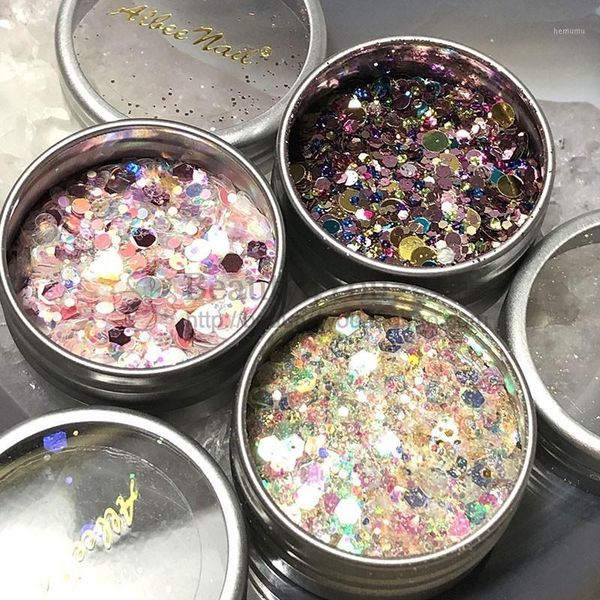colors 1 bottle rainbow colorful gold hexagonal round plate size mixed sequins ultra-thin magic color nail glitter1, Silver;gold
colors 1 bottle rainbow colorful gold hexagonal round plate size mixed sequins ultra-thin magic color nail glitter1, Silver;gold