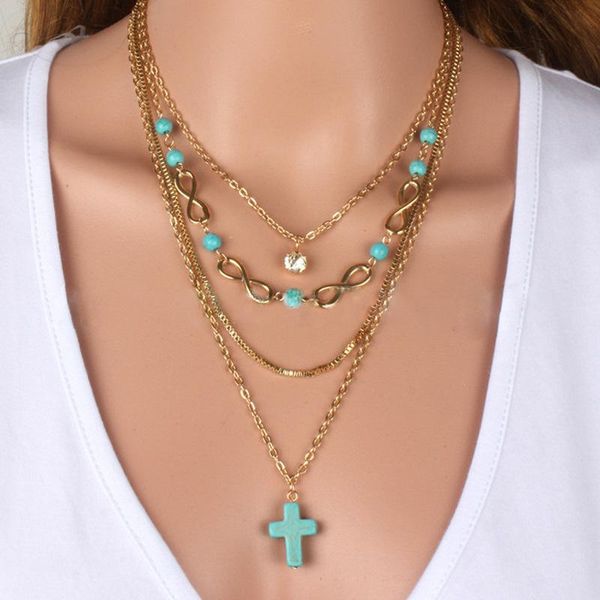 chains states multielement composite multilayer jewelry xl236 necklace luck numbers 8 a hoard of cross, Silver
chains states multielement composite multilayer jewelry xl236 necklace luck numbers 8 a hoard of cross, Silver