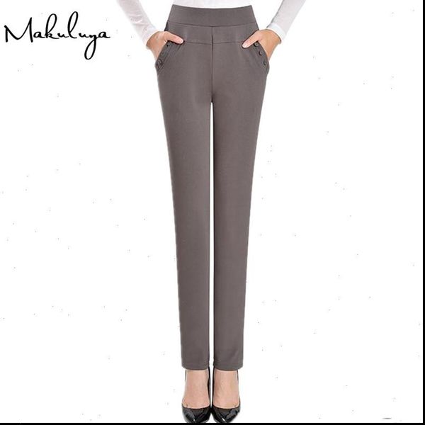 3 button no logo women capri quality 5xl plus size middle old age trousers high waist straight pants solid, Black;white
3 button no logo women capri quality 5xl plus size middle old age trousers high waist straight pants solid, Black;white