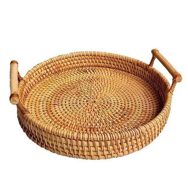 dishes & plates kitchen canghai rattan bread basket round biscuit tray woven tea with handle for dinner party coffee breakfast
dishes & plates kitchen canghai rattan bread basket round biscuit tray woven tea with handle for dinner party coffee breakfast