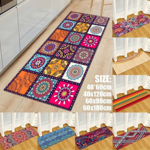 carpets bohemian modern kitchen mat long strip bedroom entrance doormat home floor decoration living room carpet bathroom non-slip rug 
carpets bohemian modern kitchen mat long strip bedroom entrance doormat home floor decoration living room carpet bathroom non-slip rug