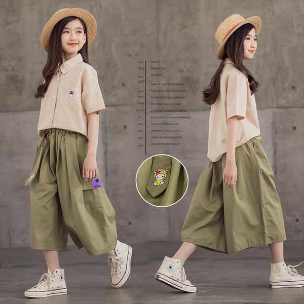 teenage girls summer sets printed shirt wide leg pants suit kids clothes custome short sleeve fashion children clothing, White
teenage girls summer sets printed shirt wide leg pants suit kids clothes custome short sleeve fashion children clothing, White