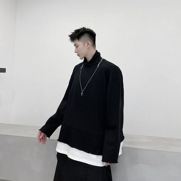 men's hoodies & sweatshirts fashion loose two-piece cotton clothes coats casual high collar pullover hooded zipper m-xl povt, Black
men's hoodies & sweatshirts fashion loose two-piece cotton clothes coats casual high collar pullover hooded zipper m-xl povt, Black