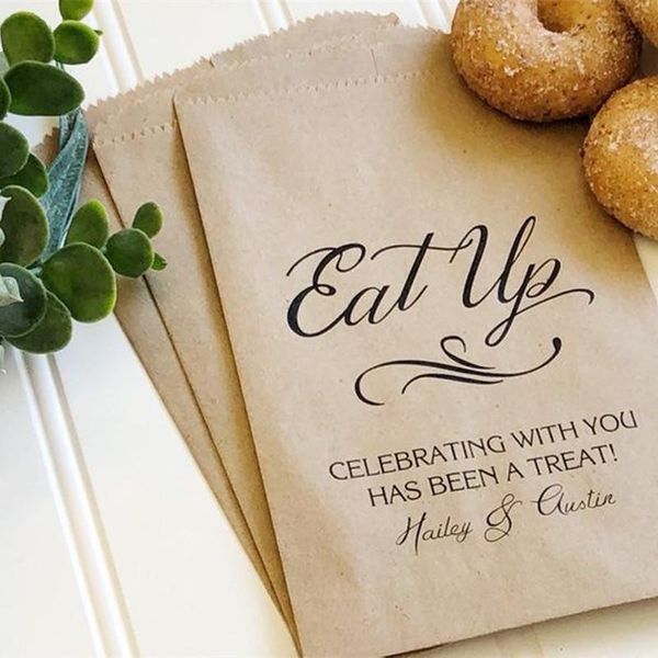 gift wrap custom eat up - wedding favors printed favor bags recycled treat bag goodie bridal shower
gift wrap custom eat up - wedding favors printed favor bags recycled treat bag goodie bridal shower