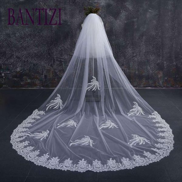 bridal veils 3 m cathedral veil tulle lace applique edge long wedding women accessories, Black
bridal veils 3 m cathedral veil tulle lace applique edge long wedding women accessories, Black