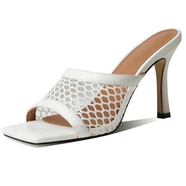 slippers mesh high heels woman fashion retro open toe summer shoes female black apricot white women pumps size 41 42 43
slippers mesh high heels woman fashion retro open toe summer shoes female black apricot white women pumps size 41 42 43