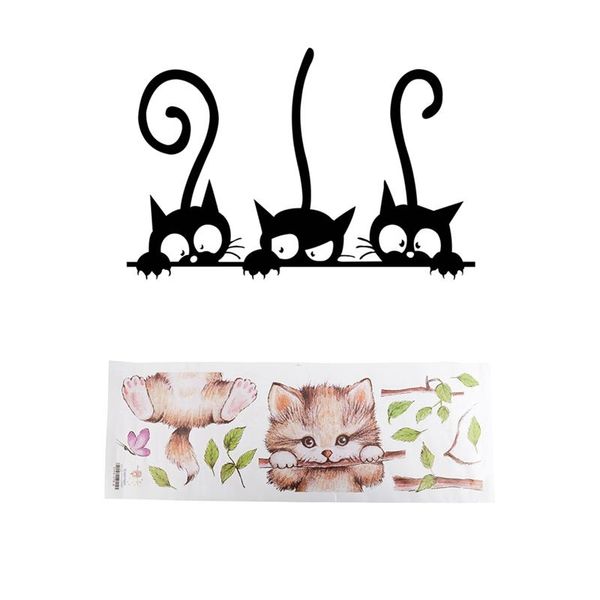 wall stickers lovely three black cat diy animal room personality decals & butterfly tree branch
wall stickers lovely three black cat diy animal room personality decals & butterfly tree branch