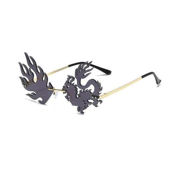 outdoor eyewear 2021 trend personalized sunglasses fire dragon rimless sun glasses metal frame sunshade designer eyeglasses
outdoor eyewear 2021 trend personalized sunglasses fire dragon rimless sun glasses metal frame sunshade designer eyeglasses