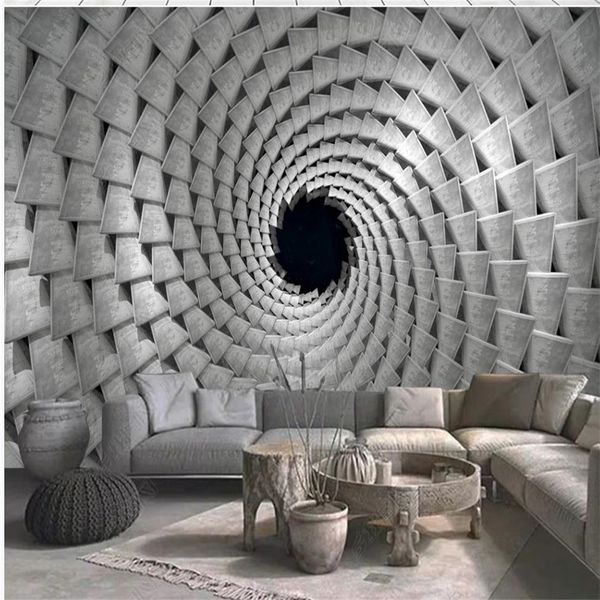 modern wallpaper for living room cement wall contradictory extension space 3d wallpapers
modern wallpaper for living room cement wall contradictory extension space 3d wallpapers