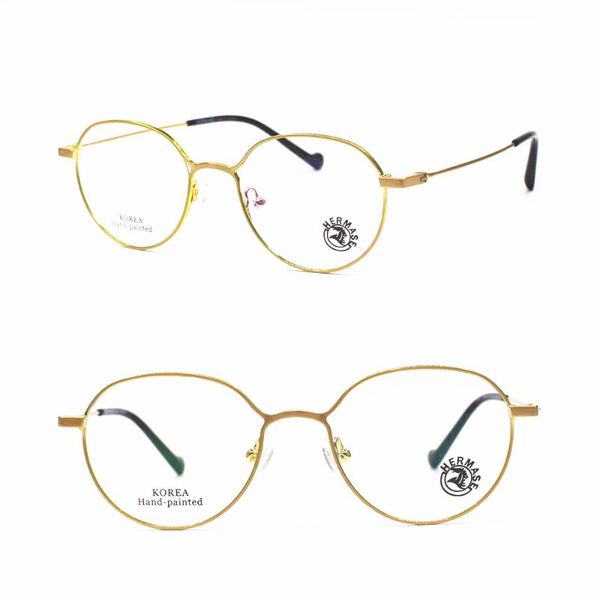 fashion sunglasses frames pure titanium vintage gold eyeglass oval full rim glasses rx able, Black
fashion sunglasses frames pure titanium vintage gold eyeglass oval full rim glasses rx able, Black