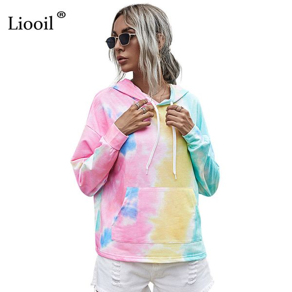sweatshirts casual tie dye print sweatshirt women hooded long sleeve with pockets loose autumn winter clothes pullovers and hoodies ja2c, Black
sweatshirts casual tie dye print sweatshirt women hooded long sleeve with pockets loose autumn winter clothes pullovers and hoodies ja2c, Black