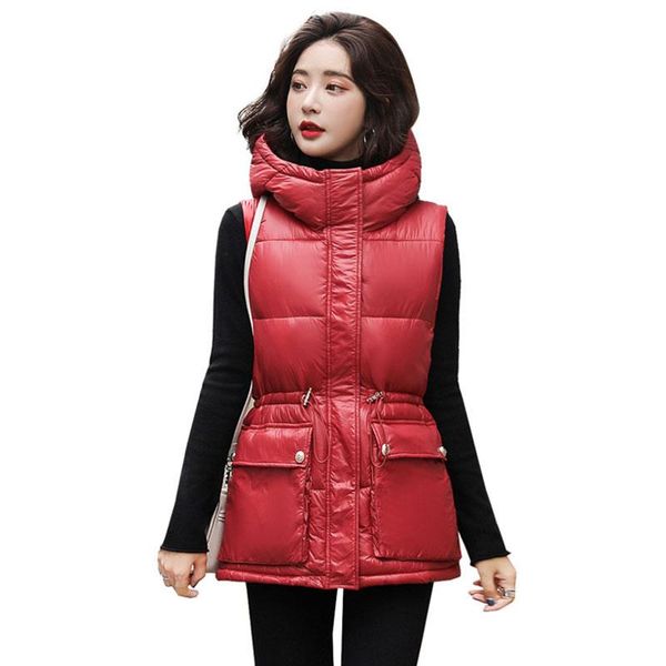 women's vests big pocket autumn winter vest puffer jacket 2021 korean hoodies long coat fashion women parkas cotton waistcoat, Black;white
women's vests big pocket autumn winter vest puffer jacket 2021 korean hoodies long coat fashion women parkas cotton waistcoat, Black;white