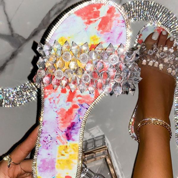 women transparent rhinestone slippers 2021 summer ladies casual flats female slides size 43 zapatillas mujer casa, Black
women transparent rhinestone slippers 2021 summer ladies casual flats female slides size 43 zapatillas mujer casa, Black