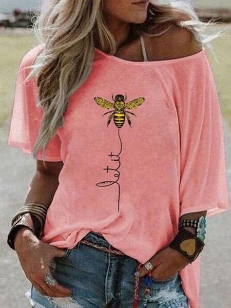 women's t-shirt woman tshirt bee printed short sleeve casual women summer fashion o-neck female tee ladies graphic, White
women's t-shirt woman tshirt bee printed short sleeve casual women summer fashion o-neck female tee ladies graphic, White
