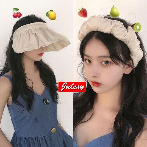 hat ladies south korea dongdaemun headband shell sunscreen sunshade foldable empty wide brim hats, Blue;gray
hat ladies south korea dongdaemun headband shell sunscreen sunshade foldable empty wide brim hats, Blue;gray
