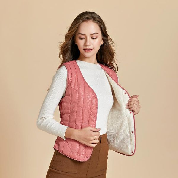 women's vests style cashmere plush winter warm cotton plushcoat wool inner thick single breasted pocket design oversized vest, Black;white
women's vests style cashmere plush winter warm cotton plushcoat wool inner thick single breasted pocket design oversized vest, Black;white