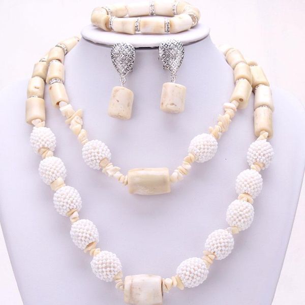 earrings & necklace 4ujewelry white nature coral and crystal beaded nigeria bridal beads costume jewellery set 2021 for women, Silver
earrings & necklace 4ujewelry white nature coral and crystal beaded nigeria bridal beads costume jewellery set 2021 for women, Silver