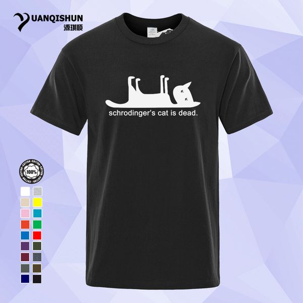 yuanqishun 16 colors summer men t shirt schrodingers cat is dead funny printed t-shirt science geek fashion cotton short sleeves 1183-x, White;black
yuanqishun 16 colors summer men t shirt schrodingers cat is dead funny printed t-shirt science geek fashion cotton short sleeves 1183-x, White;black