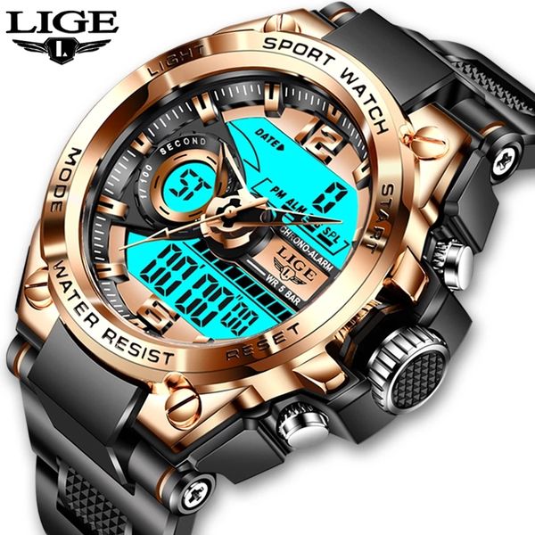 lige brand men digital watch shock military sport watches fashion waterproof electronic wristwatch mens reloj inteligente hombre
lige brand men digital watch shock military sport watches fashion waterproof electronic wristwatch mens reloj inteligente hombre