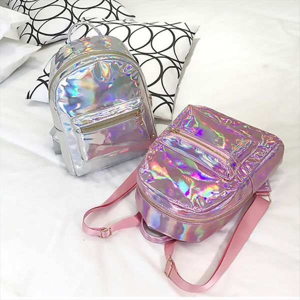 women backpack fashion female laser pu leather shoulder bag student girls school bags
women backpack fashion female laser pu leather shoulder bag student girls school bags