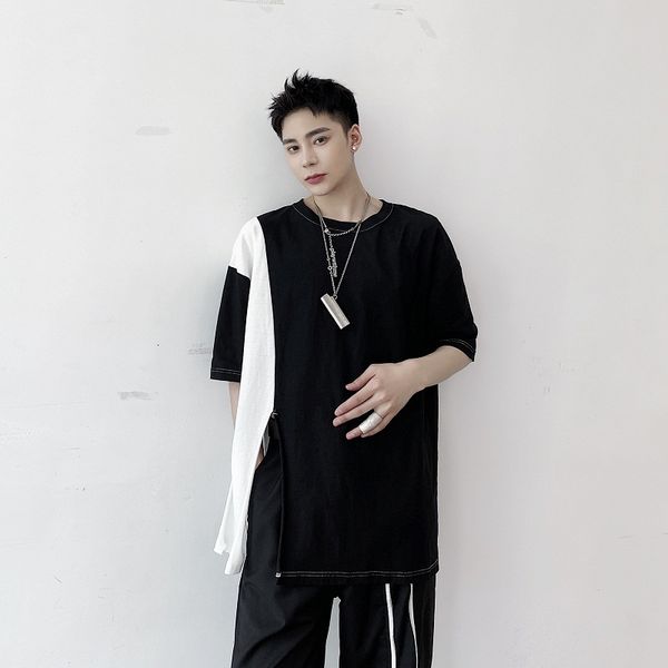 broken black men split short sleeve streetwear hip hop men's shirt will see japan harajuku t-shirts i1tl, White;black
broken black men split short sleeve streetwear hip hop men's shirt will see japan harajuku t-shirts i1tl, White;black