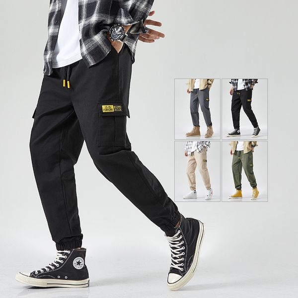 men's pants autumn 2021 spring and casual sportswear capris korean loose cotton student fashion, Black
men's pants autumn 2021 spring and casual sportswear capris korean loose cotton student fashion, Black