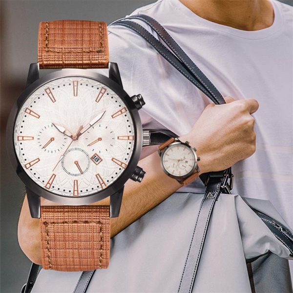 wristwatches fashion men's classic leather belt watches big dial business style casual quartz wristwatch men christmas gift clock reloj, Slivery;brown
wristwatches fashion men's classic leather belt watches big dial business style casual quartz wristwatch men christmas gift clock reloj, Slivery;brown