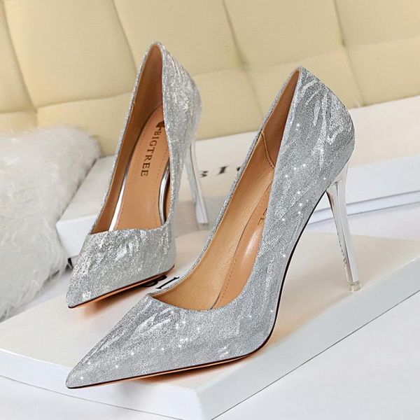 dress shoes woman pumps silver champagne high heels stiletto wedding sequins women fashion ladies party, Black
dress shoes woman pumps silver champagne high heels stiletto wedding sequins women fashion ladies party, Black