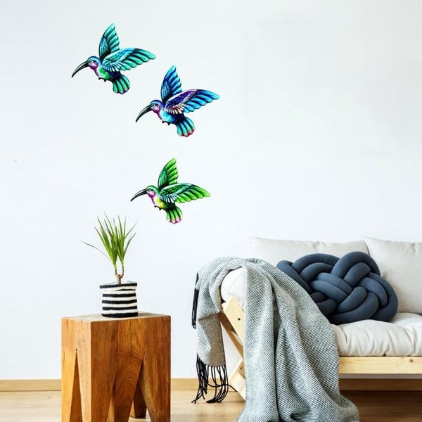 decorative objects & figurines 3pcs metal bright colorful bird wall decor garden hummingbird hanging ornament patio living room corridor
decorative objects & figurines 3pcs metal bright colorful bird wall decor garden hummingbird hanging ornament patio living room corridor