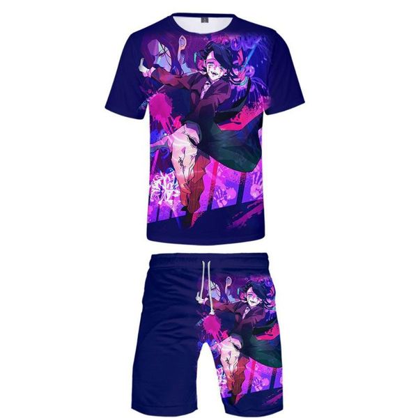 men's tracksuits ghost slayer unlimited train surrounding adults and children same short sleeve + beach pants two piece set, Gray
men's tracksuits ghost slayer unlimited train surrounding adults and children same short sleeve + beach pants two piece set, Gray